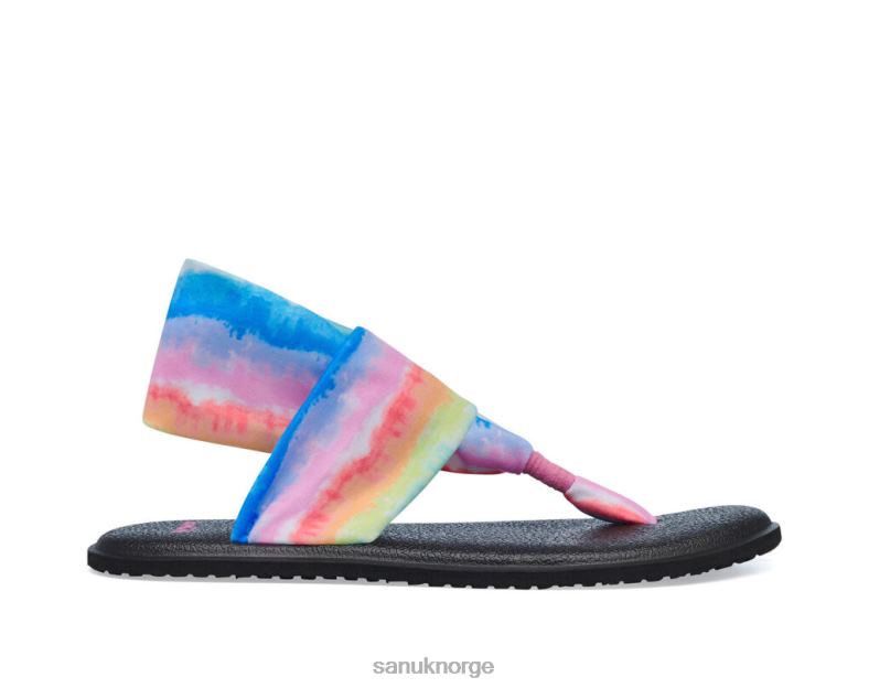 yoga sling burst tie dye Sanuk P2BLD234 regnbue