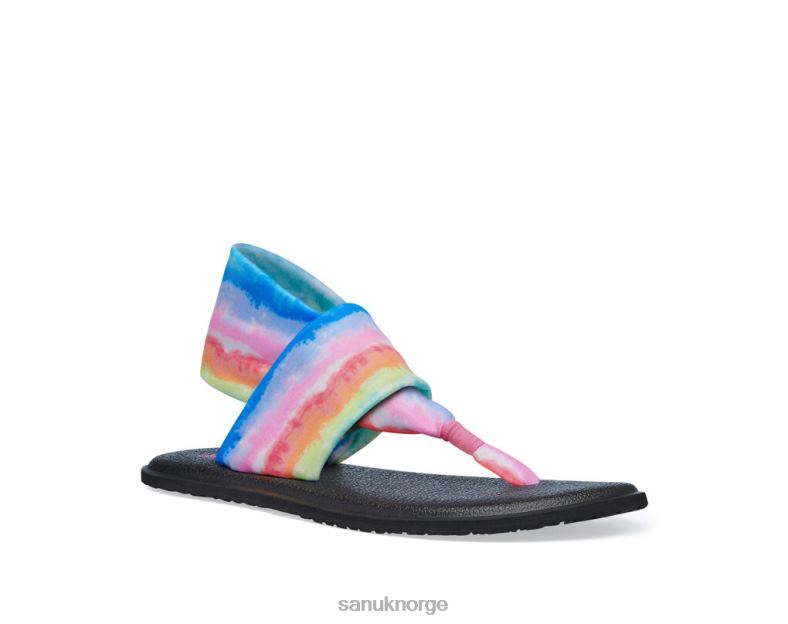 yoga sling burst tie dye Sanuk P2BLD234 regnbue