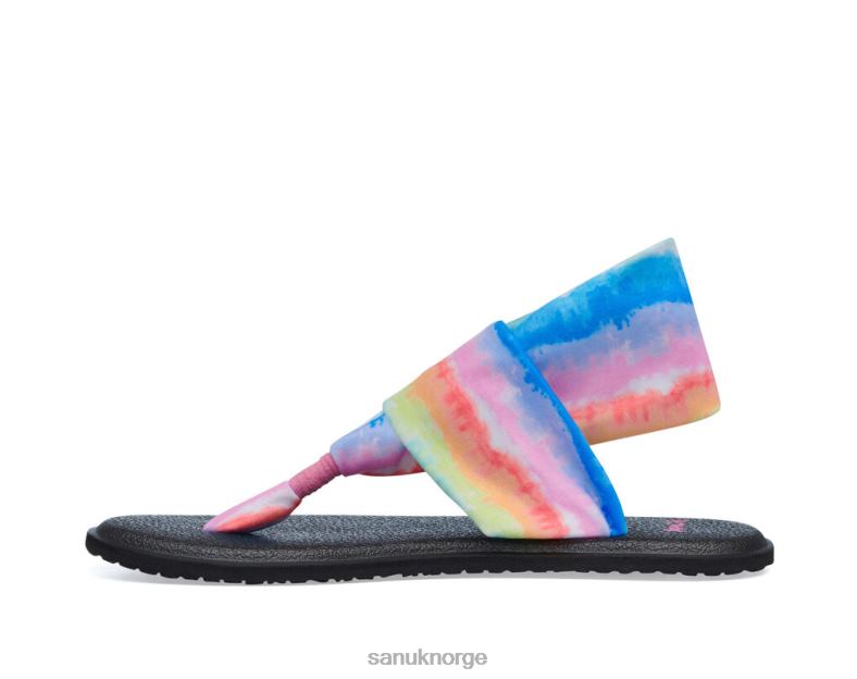 yoga sling burst tie dye Sanuk P2BLD234 regnbue