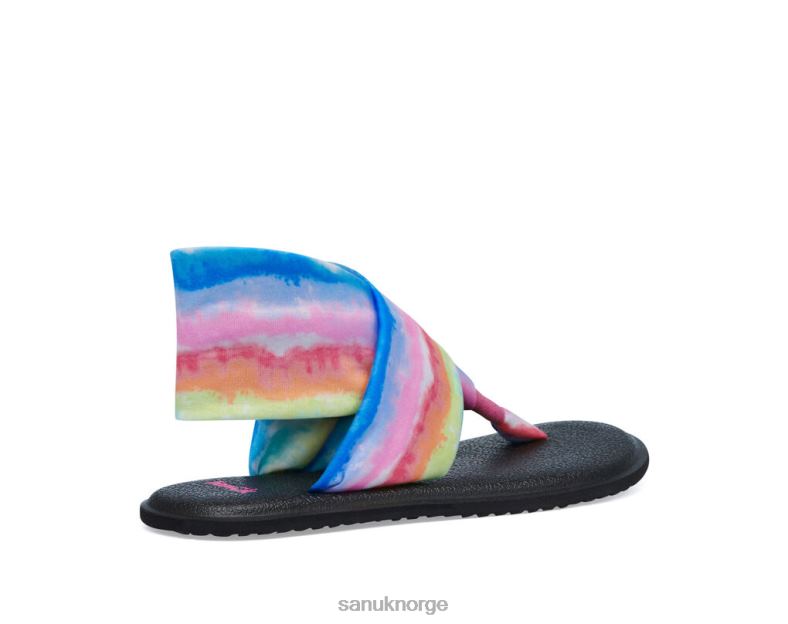 yoga sling burst tie dye Sanuk P2BLD234 regnbue