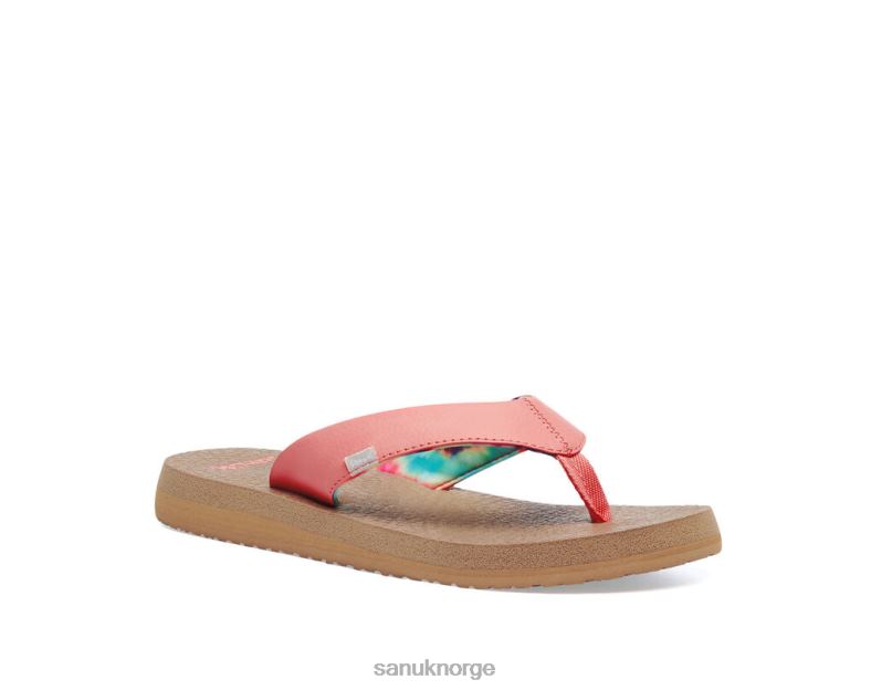 Joga matte Sanuk P2BLD61 brent korall