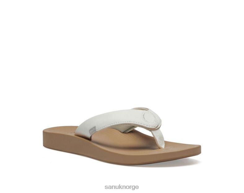 kosmisk yogamatte (syntetisk) hvitbrun Sanuk P2BLD67 hvit/brun