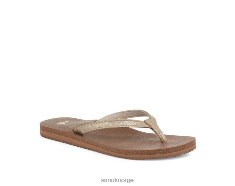 yoga joy shimmer metallic Sanuk P2BLD76 champagne