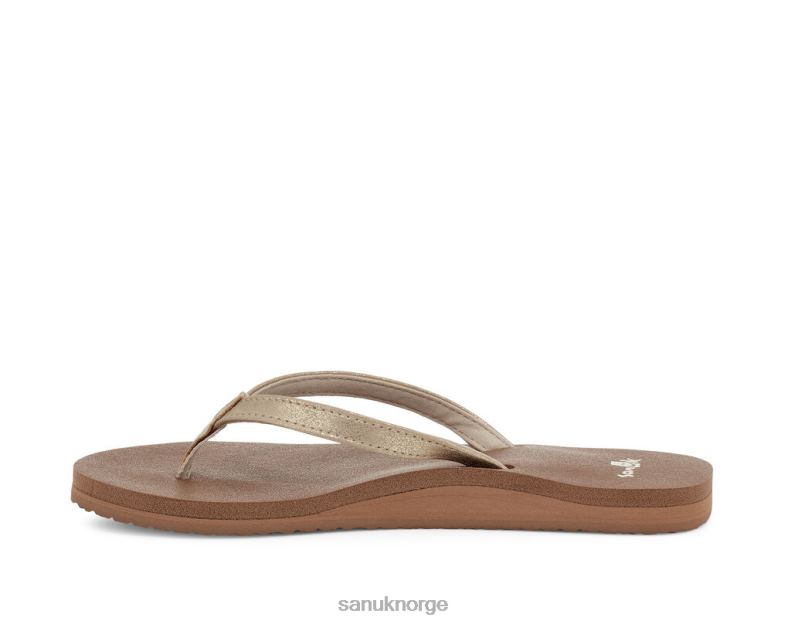 yoga joy shimmer metallic Sanuk P2BLD76 champagne