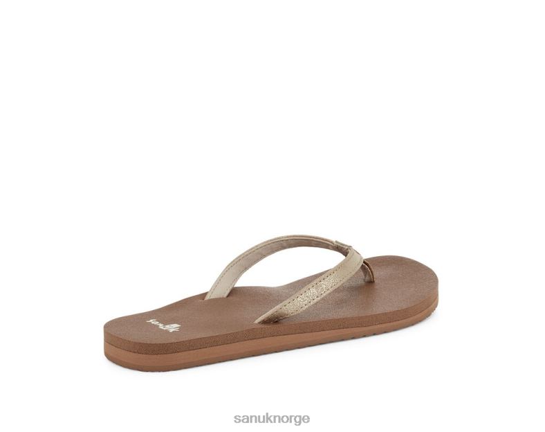 yoga joy shimmer metallic Sanuk P2BLD76 champagne