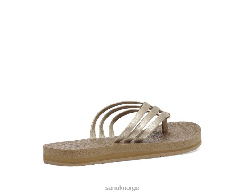 yoga sandy metallic Sanuk P2BLD53 champagne