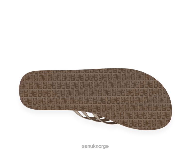 yoga sandy metallic Sanuk P2BLD53 champagne