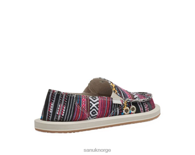 donna geo Sanuk P2BLD22 svart multi