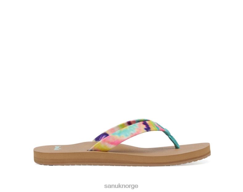 ashland st tie dye Sanuk P2BLD93 turkis multi