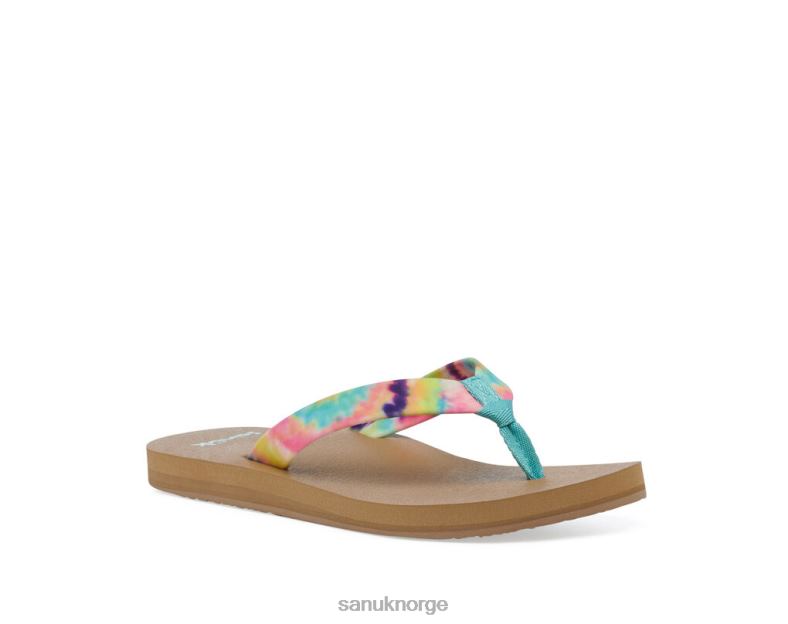 ashland st tie dye Sanuk P2BLD93 turkis multi