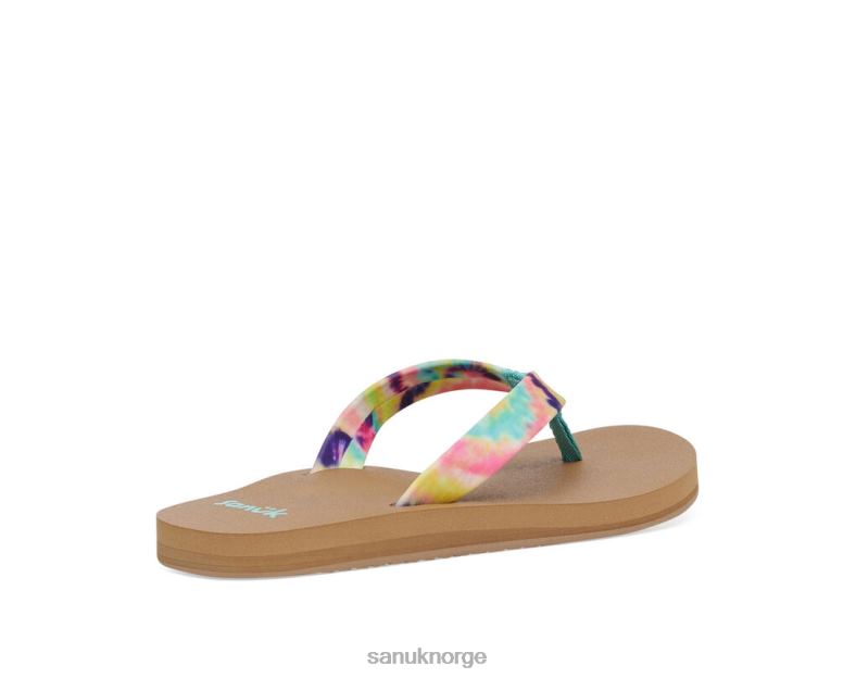 ashland st tie dye Sanuk P2BLD93 turkis multi