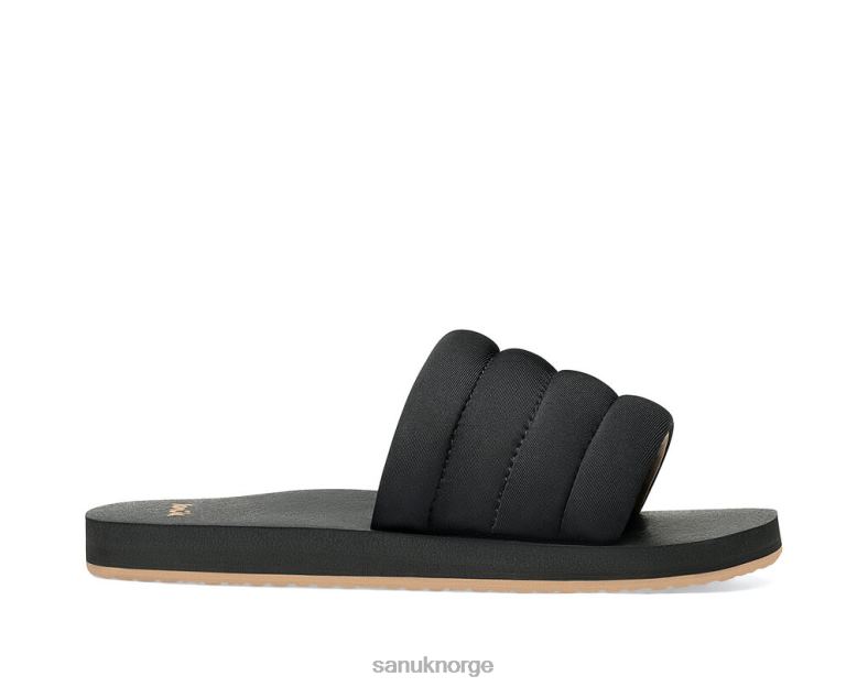 puff n slide st Sanuk P2BLD84 svart