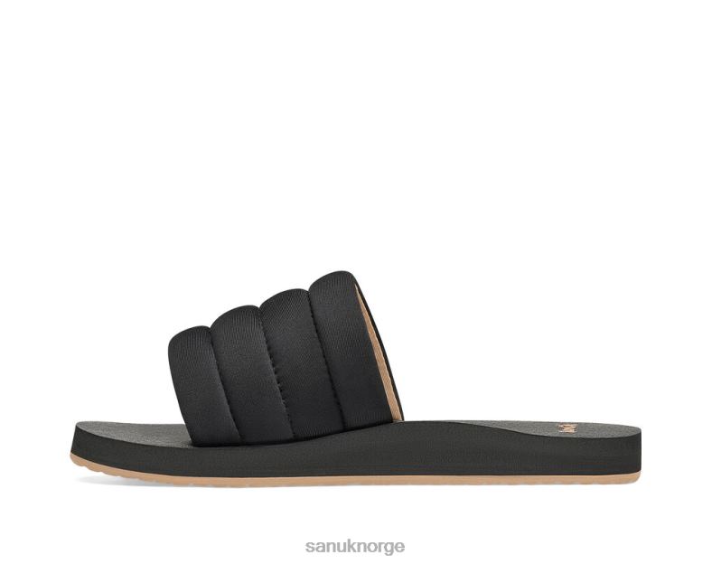 puff n slide st Sanuk P2BLD84 svart