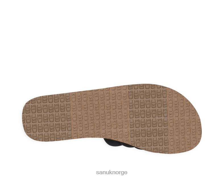 puff n slide st Sanuk P2BLD84 svart