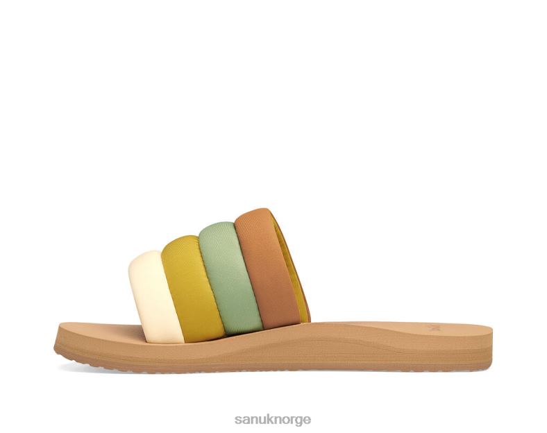 puff n slide st salvie-sennep Sanuk P2BLD83 salvie/sennep