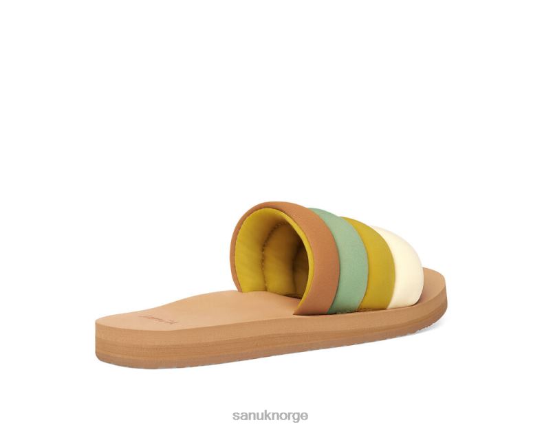 puff n slide st salvie-sennep Sanuk P2BLD83 salvie/sennep