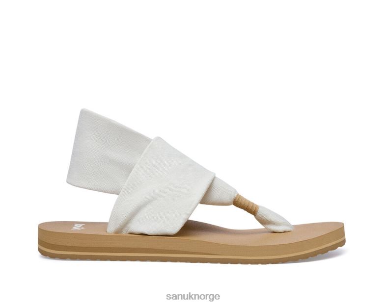 slynge st hvit-tan Sanuk P2BLD90 hvit/brun