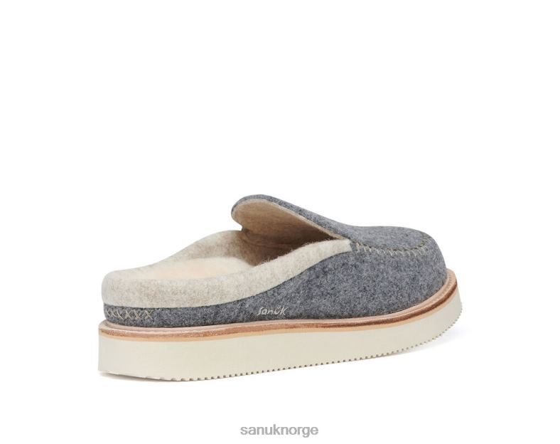 koselig vibe tøffel sm ull Sanuk P2BLD108 kull
