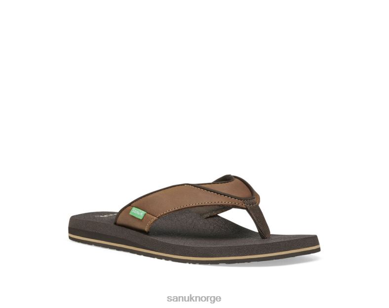 øl koselig primo Sanuk P2BLD186 brun