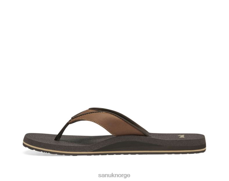 øl koselig primo Sanuk P2BLD186 brun