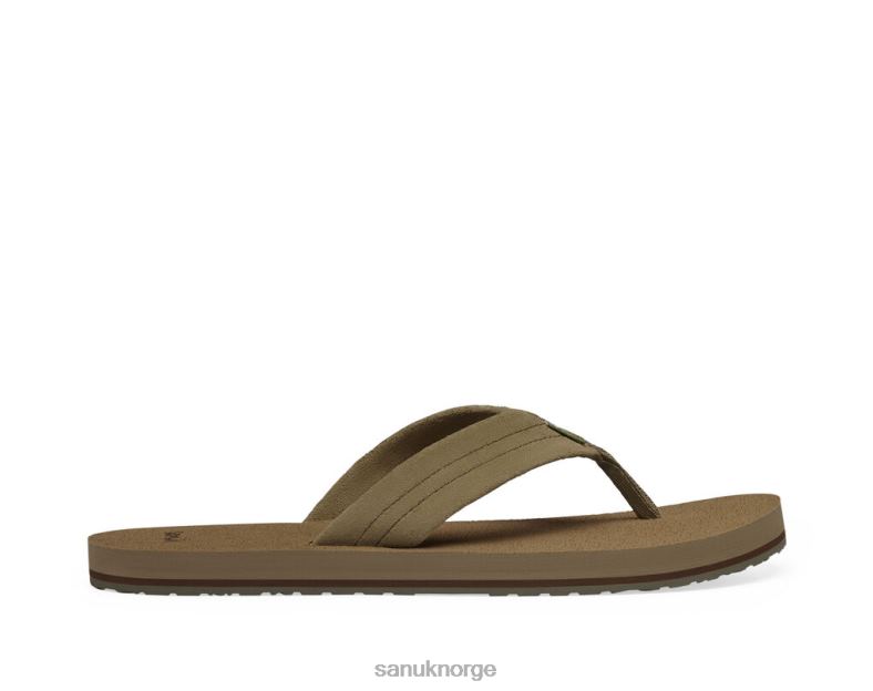 øl koselig stabler semsket skinn Sanuk P2BLD193 tan