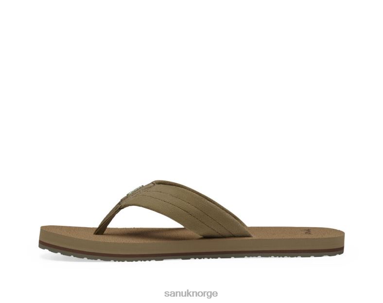 øl koselig stabler semsket skinn Sanuk P2BLD193 tan