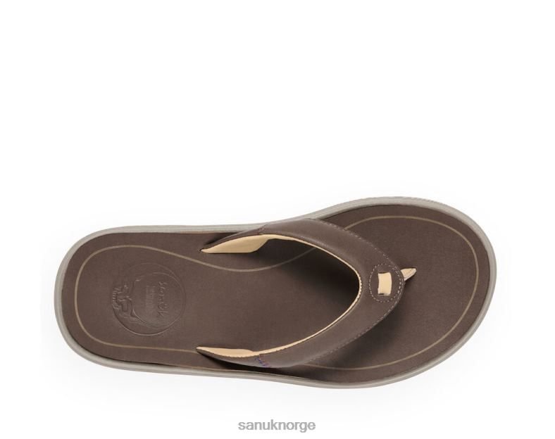 rippah sustainasole x grateful dead Sanuk P2BLD184 brun