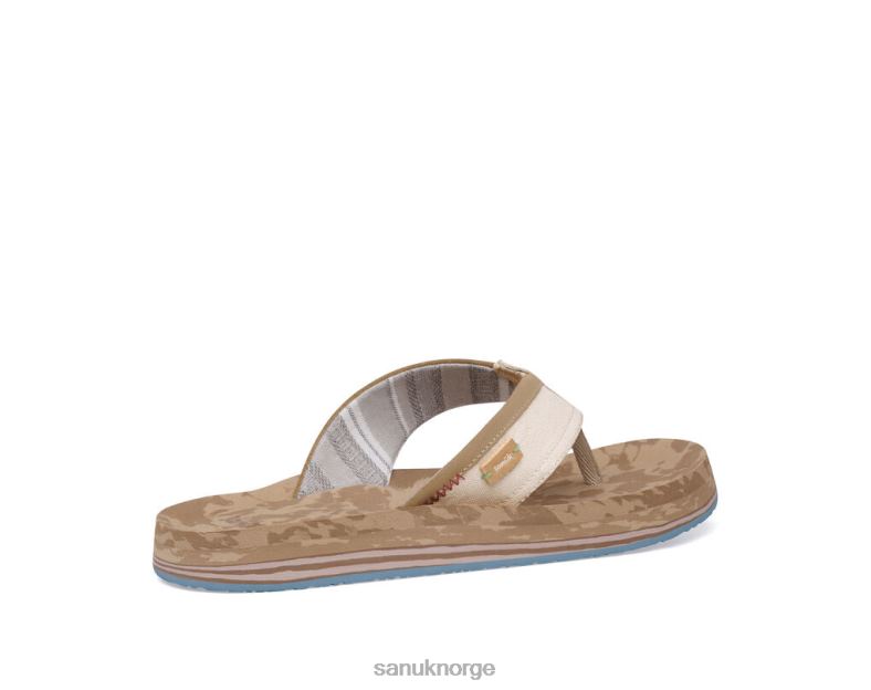stor svelle st pluss stripe Sanuk P2BLD165 tan