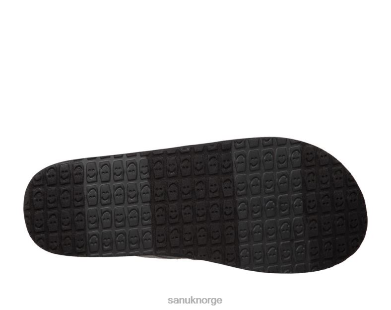 du fikk ryggen min iii Sanuk P2BLD148 mørkt kull