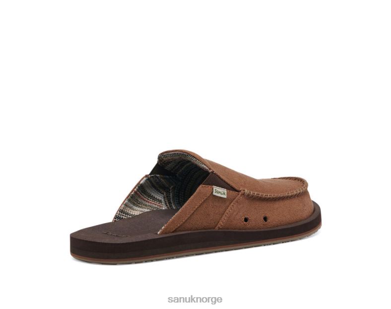 du har min bakst hamp Sanuk P2BLD122 brun