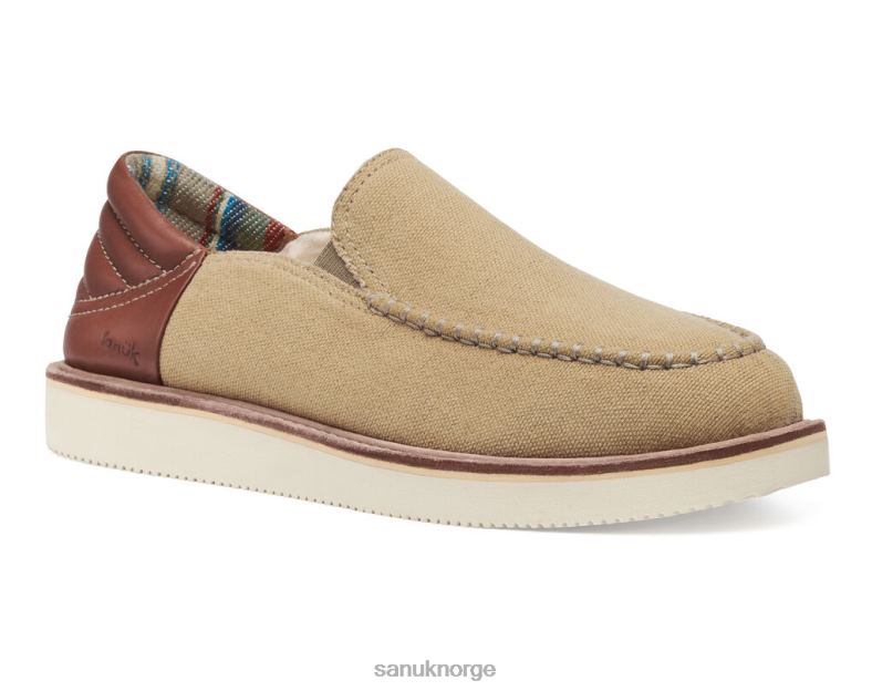 koselig stemning lav sm Sanuk P2BLD146 kaki