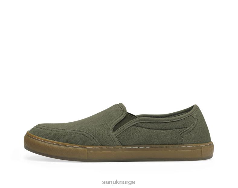 tideline hamp Sanuk P2BLD135 vasket mørk oliven