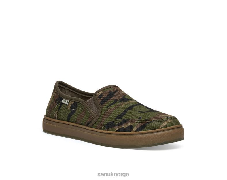 tideline hamp camo Sanuk P2BLD162 skog camo