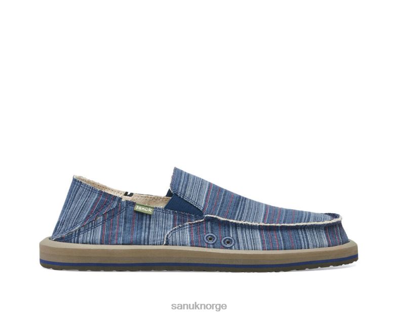 vagabond st funk Sanuk P2BLD159 indigo stripe