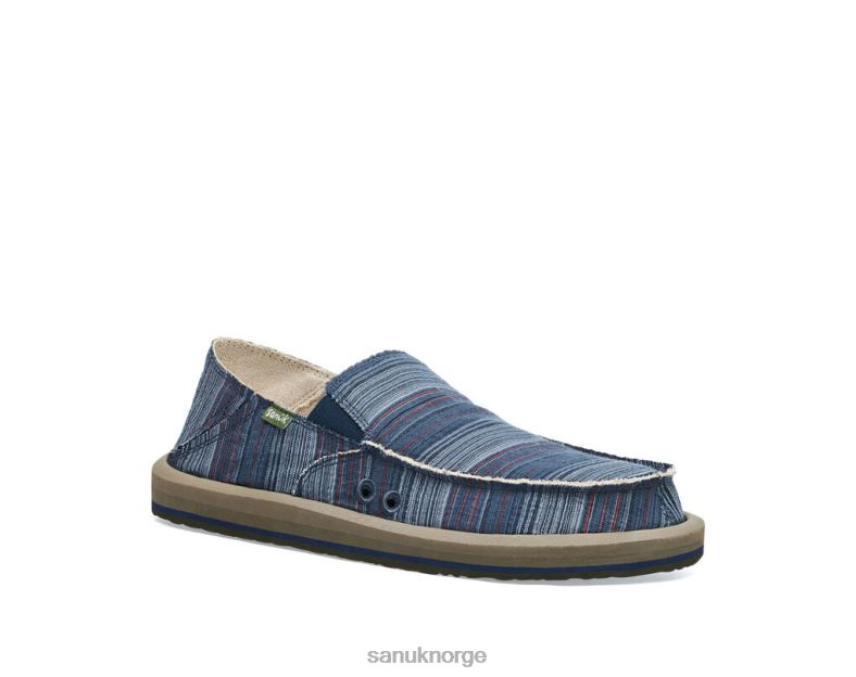 vagabond st funk Sanuk P2BLD159 indigo stripe