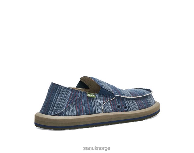 vagabond st funk Sanuk P2BLD159 indigo stripe